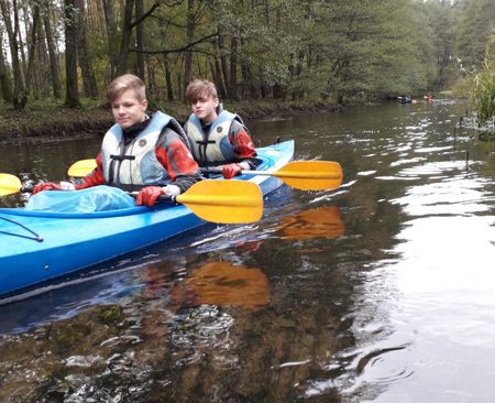 Spływ kajakowy rzeką Piławą